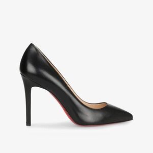 Christian louboutin pigalle 100 black leather pump Size 36